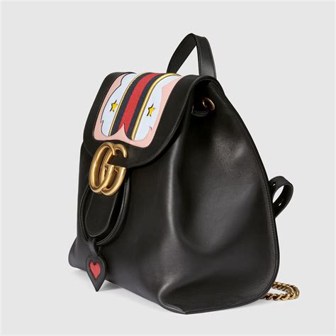 gucci marmont silver hardware|gucci marmont leather backpack.